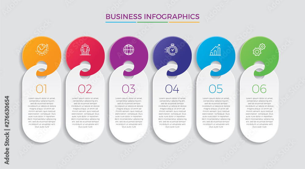 Aufkleber infographic design vector and marketing icons can be used for workflow layout, diagram, annual repor