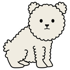 little dog adorable mascot character