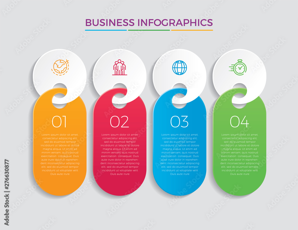 Aufkleber infographic design vector and marketing icons can be used for workflow layout, diagram, annual repor