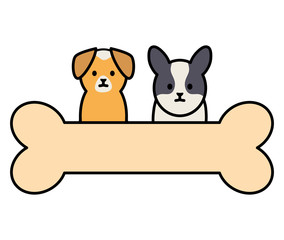 little dogs adorables with bone