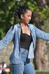 Dancing Pretty Minority Female