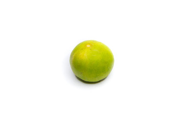 Lemon family fruit isolated on white background