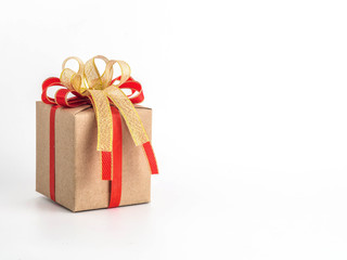 Obraz premium gift box isolated on white background