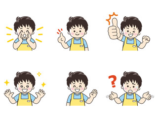 介護士の男性セット