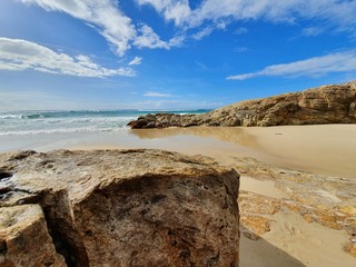 Headland of Flinders  Beach, North Stradbroke Island 