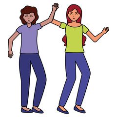 happy young people