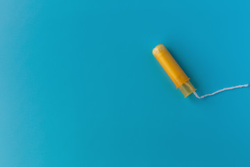 Female Tampon with Orange Applicator