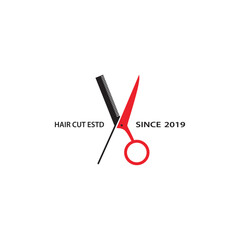 Scissor Logo.Barber Logo.Barbershop Logo Vector Illustration