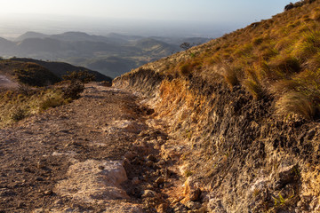 View from Cerro Pelado, Guanacaste, Costa Rica.	