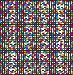 The Dark of Quarter Circle Pattern