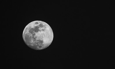 full moon in the sky