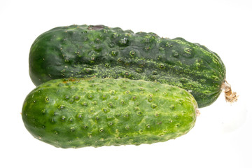 cucumber isolated on white background