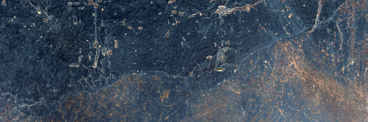 grunge background: painted metal with rust and abrasions