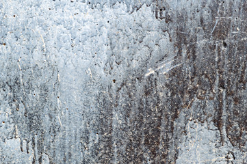 grunge background: painted metal with rust and abrasions