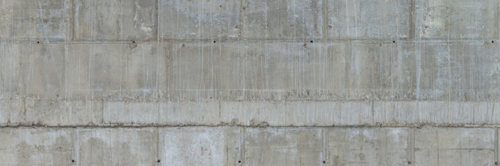 light concrete wall background, traces of formwork and streaks