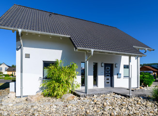 Einfamilienhaus, Eingang, hochwertig