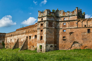 Ruins of ancient fortress.  Stare Selo (Old village) Castle. Ukraine.