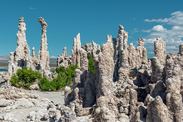 Mono Lake Tufa State Natural Reserve, California. Tufa Towers, Calcium-Carbonate Spires and Knobs