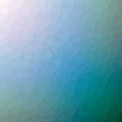 Blue Trendy Background. Abstract Low Poly Style. Crystal Polygon Template. Modern Design for Business, science and Technology. Origami Vector Illustration.