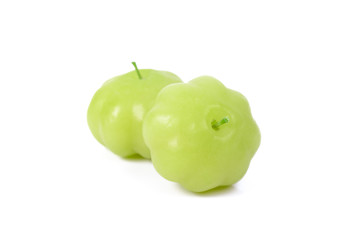 Star gooseberry isolated on white background