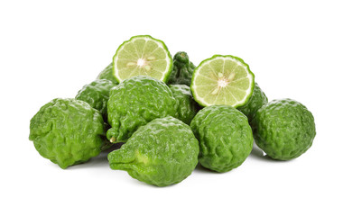 Bergamot fruit isolated on white background