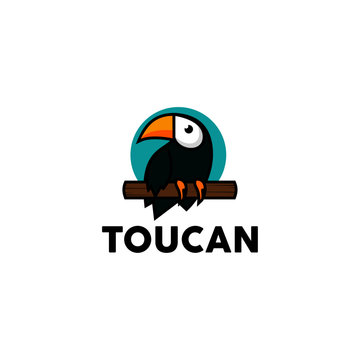 Toucan Logo Design Stock Images 