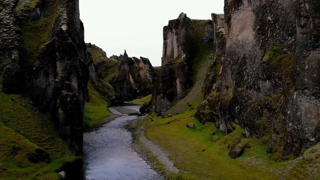 canyon valley in Iceland where justin biever recorded a videoclip