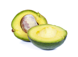 avocado isolated on white background