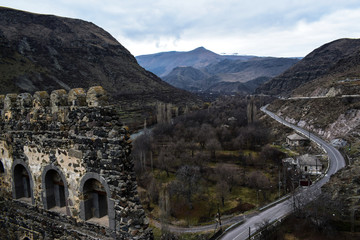 Fototapeta na wymiar zamek w Gruzjii, Europa