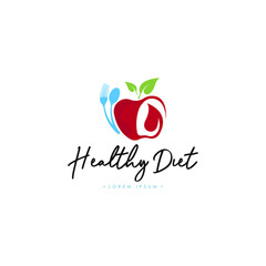 Healthy diet logo