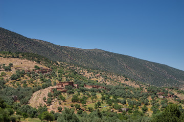 Fototapeta na wymiar Old Settlement Ait Taguella Region Morocco