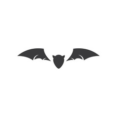 Bat ilustration logo vector