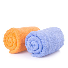 towel or bath towel on a background new.