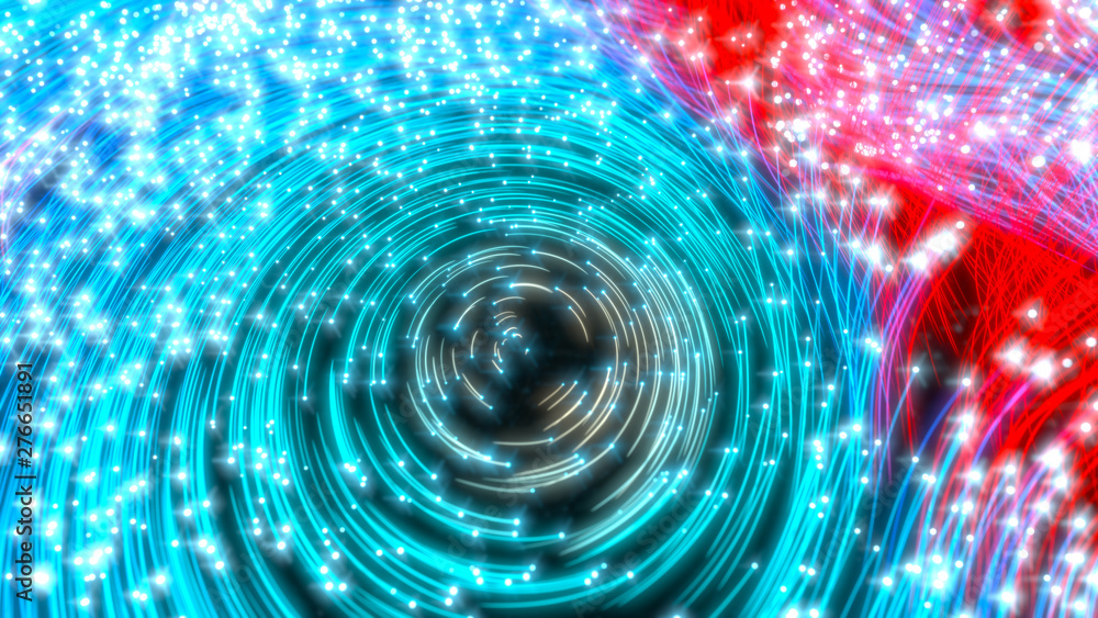 Poster technology backgrund | data stream | abstract background | 3d-illustration / 3d