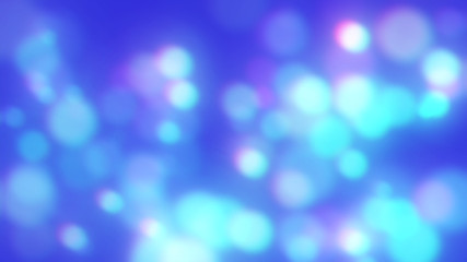 Glowing Blurred Circle of Blue and Purple Light. Whimsical Abstract Bokeh Background and Wallpaper
