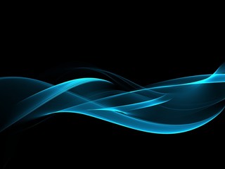 Elegant Abstract Dark Blue Wave Background