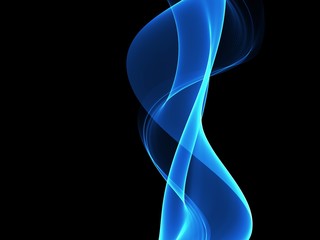 Naklejka premium Elegant Abstract Dark Blue Wave Background