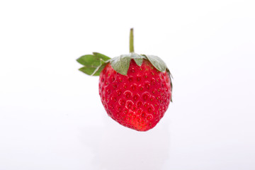  Strawberry on white background