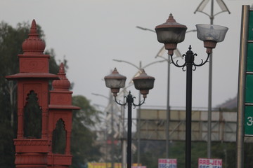 Fototapeta na wymiar lantern in the city