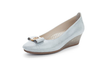 Flat sole women shoes  isolated on white background