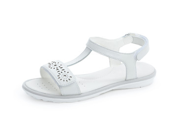 Kids shoes isolated on white background front view