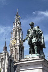 Fototapeta na wymiar Rubens statue