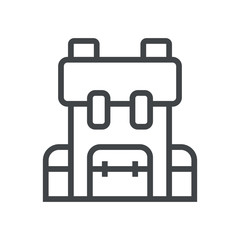 Line icon travel bag