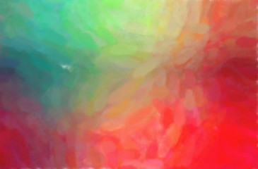 Abstract illustration of red, blue and yellow Watercolor wash background.