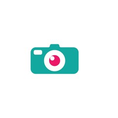 Camera icon vector logo design