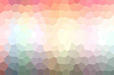 Abstract illustration of orange Middle size Hexagon background