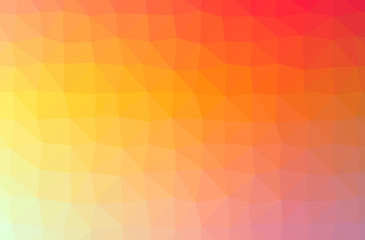 Illustration of abstract Orange horizontal low poly background. Beautiful polygon design pattern.