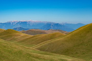 Appennini mountains, Italy - The mountain summit of central Italy, Abruzzo region, above 2500 meters
