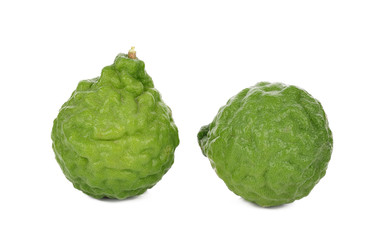 Bergamot fruit isolated on white background