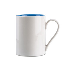 White coffee cup isolated isolated on white background